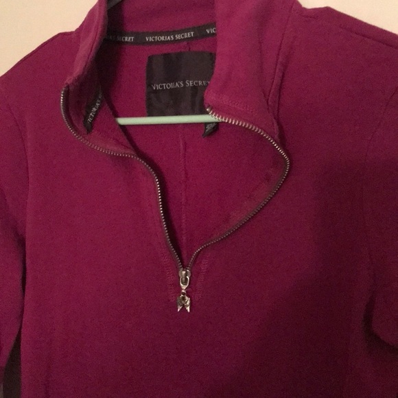 VICTORIA’S Secret quarter zip up with angel zip S - Picture 5 of 6